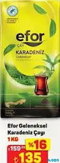 EFOR GELENEKSEL KARADENİZ ÇAYI 1 KG ÇAY EFOR GELENEKSEL KARADENİZ ÇAYI 1 KG ÇAY